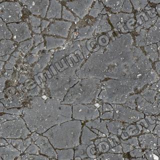 Seamless Textures of Ground Asphalt Road